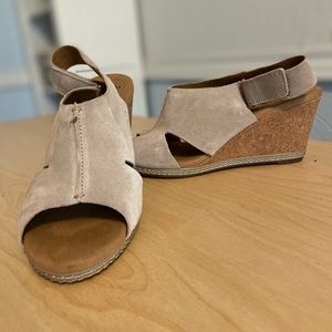 Clarks wedge shoes